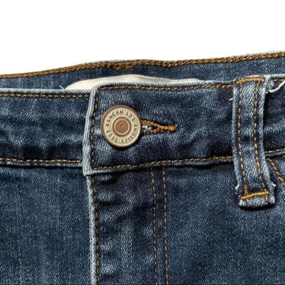 KanCan Frayed Hem Denim Skirt‎ Size 9/28 Dark wash - Picture 6 of 9